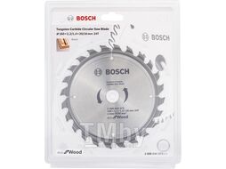 Диск пильный 160х20 мм 24 зуб. универсальный ECO WOOD BOSCH (твердоспл. зуб)