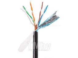 Кабель витая пара F/UTP Cat5E 4х2х24AWG (0.51мм) 305м, медь, наруж. (PE) Юпитер (ЮПИТЕР)