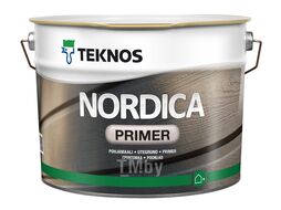 Краска грунтовочная алкидная водоразбавляемая Teknos NORDICA POHJAMAALI BASE3, 0,9л