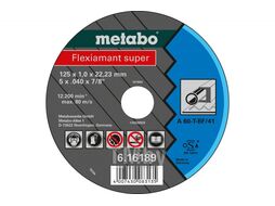 Круг отрезной Metabo 125х1,0х22,2 для стали 616189000