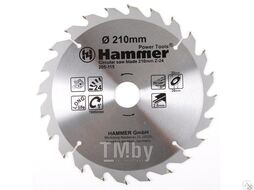 Диск пильный Hammer Flex 205-115 CSB WD 210ммx24x30/20мм по дереву 30665