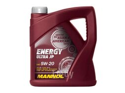 Масло моторное MANNOL Energy Ultra JP 5w20 4L API SN 99398