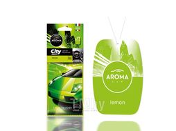 Ароматизатор CITY CARD LEMON, подвесной картонный Aroma Car A92714