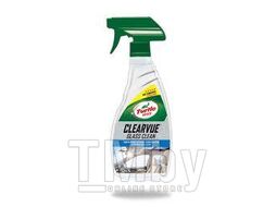 Очиститель стекол CLEARVUE GLASS CLEAN: устраняет грязь и налет, оставляя глянцевые поверхности сверкающее чистыми с защитным полимерным покрытием, триггер-спрей 500 мл TURTLE WAX 53004