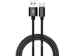 Кабель Atom USB Type-C 3.1 - USB А 3.0 (1.8м, черный)