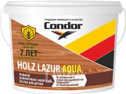 Защитно-декоративный состав CONDOR Holz Lazur Aqua (2.5кг, махагон)