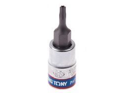 Насадка (бита) торцевая KING TONY 1/4", TORX, T8, L = 37 мм, с отверстием 203708