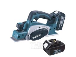 Рубанок аккумуляторный MAKITA (18В/2x3,0Ah/Кейс) DKP180RFE