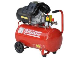 Воздушный компрессор Brado DC50V (до 440 л/мин, 8 атм, 50 л, 230 В, 2.2 кВт)