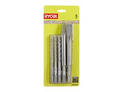 Набор буров и зубил SDS-PLUS RYOBI RAKSP05 (5шт.)