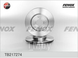 Диск тормозной Ford Focus, Fiesta IV, V, Fusion, Ka, Street Ka, Puma, Mazda 2 98-08 258x22x4, Передний FENOX TB217274