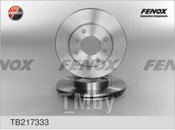 Диск тормозной Nissan Primera 90-02, Almera 00-, 200 SX 88-93, Prairie Pro 88-92 257x22x4, Передний FENOX TB217333