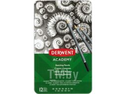 Набор простых карандашей Derwent Academy Sketching / 2301946 (12шт)