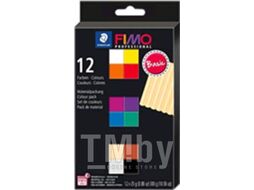 Полимерная глина Fimo Basic Colors 8043 C12-1 (12x25г)