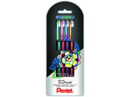 Набор гелевых ручек Pentel Dual Metallic / K110-4COL