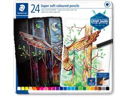 Набор цветных карандашей Staedtler Super Soft 149C M24 (24шт)