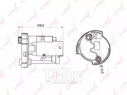 Фильтр топливный HYUNDAI Accent(MC) 1.4-1.6 05-10, KIA Rio II 1.4-1.6 05> LYNXauto LF-990M