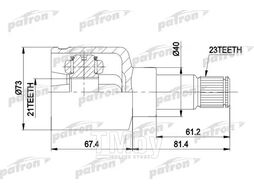 ШРУС PATRON PCV5023