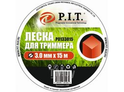 Леска для триммера , 3,0мм х 15м.квадр. блистер PIT P0133015