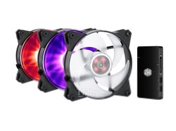 Вентилятор для корпуса Cooler Master MasterFan Pro 140 Air Pressure RGB / MFY-P4DC-153PC-R1 (3шт)