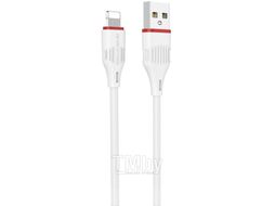 Кабель Borofone BX17 USB Lightning (1м, белый)