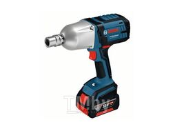 Аккум. ударный гайковерт BOSCH GDS 18 V-LI HT L-BOXX (18.0 В, 2 акк., 5.0 А/ч Li-Ion, посадочн. квадрат 1/2 ", 650 Нм, вес 3.0 кг)