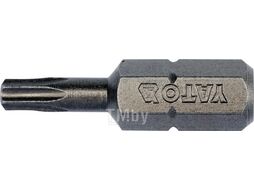 Бита TORX T15х25мм 1/4" (10шт) S2 HRC58-61 Yato YT-78142