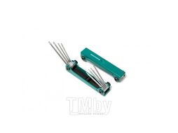 Набор ключей TORX складной 8пр. (T5H-T10H, T15H, T20H c отверстием) Rock FORCE RF-5087TF