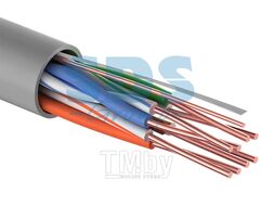 Кабель UTP 4PR 24AWG, CCA, CAT5e, PVC серый, (бухта 50 м) PROconnect (REXANT)