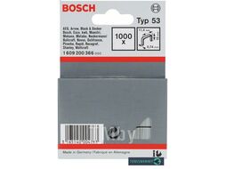 Скоба металлическая тонкая T53 11,4 0,74 10мм (1000шт) 1.609.200.366 BOSCH