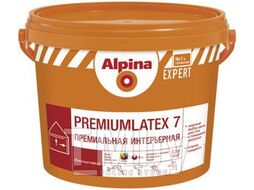 Краска для внутренних работ Alpina EXPERT Premiumlatex 7 База 1, 2,5л