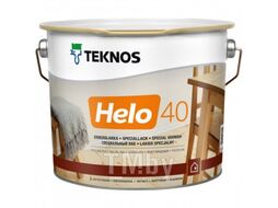 Лак для дерева Teknos HELO 40 Semi-Glossy Puolikilt пл/гл , 9л