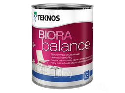 Краска матовая акриловая прочная Teknos BIORA BALANCE BASE 1 0,9л