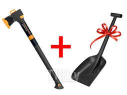 Топор-колун Fiskars Solid + Лопата автомобильная FISKARS Solid (ПРОМО)