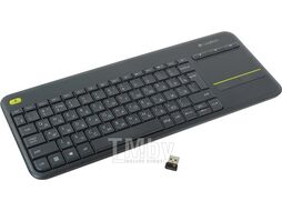 Клавиатура Logitech Wireless Touch Keyboard K400 Plus 920-007147 Black