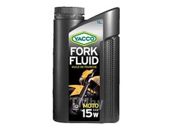 Масло для амортизаторов синтетическое 1 л - 15W вилочное YACCO FORK FLUID 15W/1