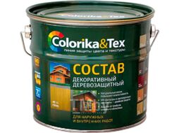 Защитно-декоративный состав Colorika & Tex 2.7л (калужница)