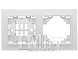 Рамка для выключателя EKF Basic Минск-2 горизонтальная (белый)