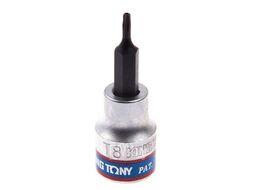 Насадка (бита) торцевая KING TONY 3/8", TORX, T8, L = 50 мм, с отверстием 302708