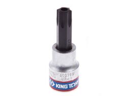 Насадка (бита) торцевая KING TONY 3/8", TORX, T50, L = 50 мм, с отверстием 302750