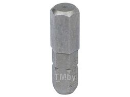 Вставка (бита) торцевая KING TONY 1/4", HEX, 7 мм, L = 25 мм 102507H