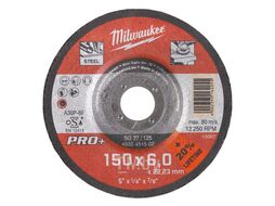 Шлифовальный диск по металлу MILWAUKEE SG 27/150х6 PRO+ 1шт (заказ кратно 10шт) 4932471387