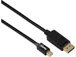 Кабель Hama DISPLAYPORT вилка MINIDISPLAYPORT вилка 1,8м ADAPTER CABLE черный (00054563)