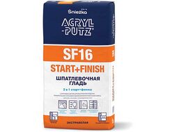 Шпатлевка Sniezka BelPol АКРИЛ-ПУТЦ SF 16 START+FINISH, 5кг 1634-05000-00001-00