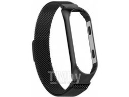 Ремешок Miru для Mi Band 3 Xiaomi milanese черный