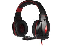 Наушники с микрофоном Jet.A GHP-100, Black-Red