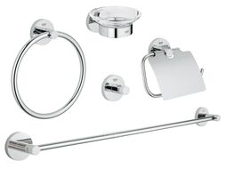 Набор аксессуаров Grohe (5 предметов) Essentials (40344001)