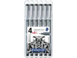 Набор лайнеров Staedtler Пигмент Лайнер 308 SB6P (6шт)