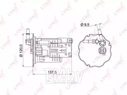 Фильтр топливный MAZDA 323(BJ) 1.4-2.0 98-04 LYNXauto LF-967M