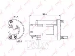 Фильтр топливный HYUNDAI Sonata(EF) IV 2.0-2.7 01-05, XG 2.5-3.0 02>, KIA Optima, Magentis 2.0-2.7 00-05, Opirus 3.5 03> LYNXauto LF-989M